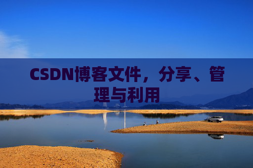 CSDN博客文件，分享、管理与利用