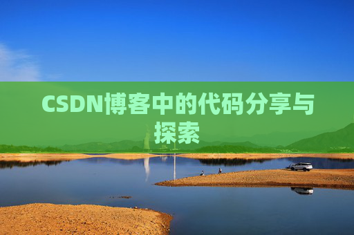 CSDN博客中的代码分享与探索